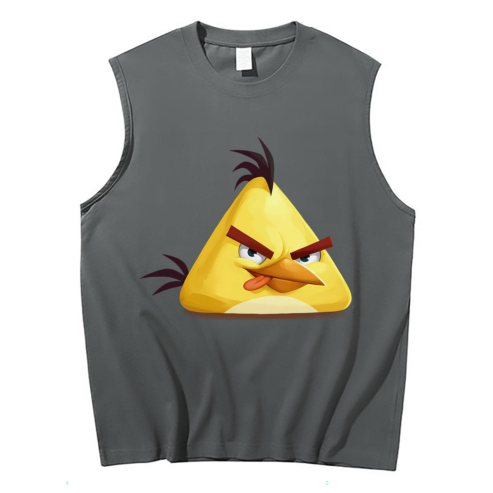 （画像用） Angry Birds アングリーバード コットン100％タンクトップ（フロントプリント）